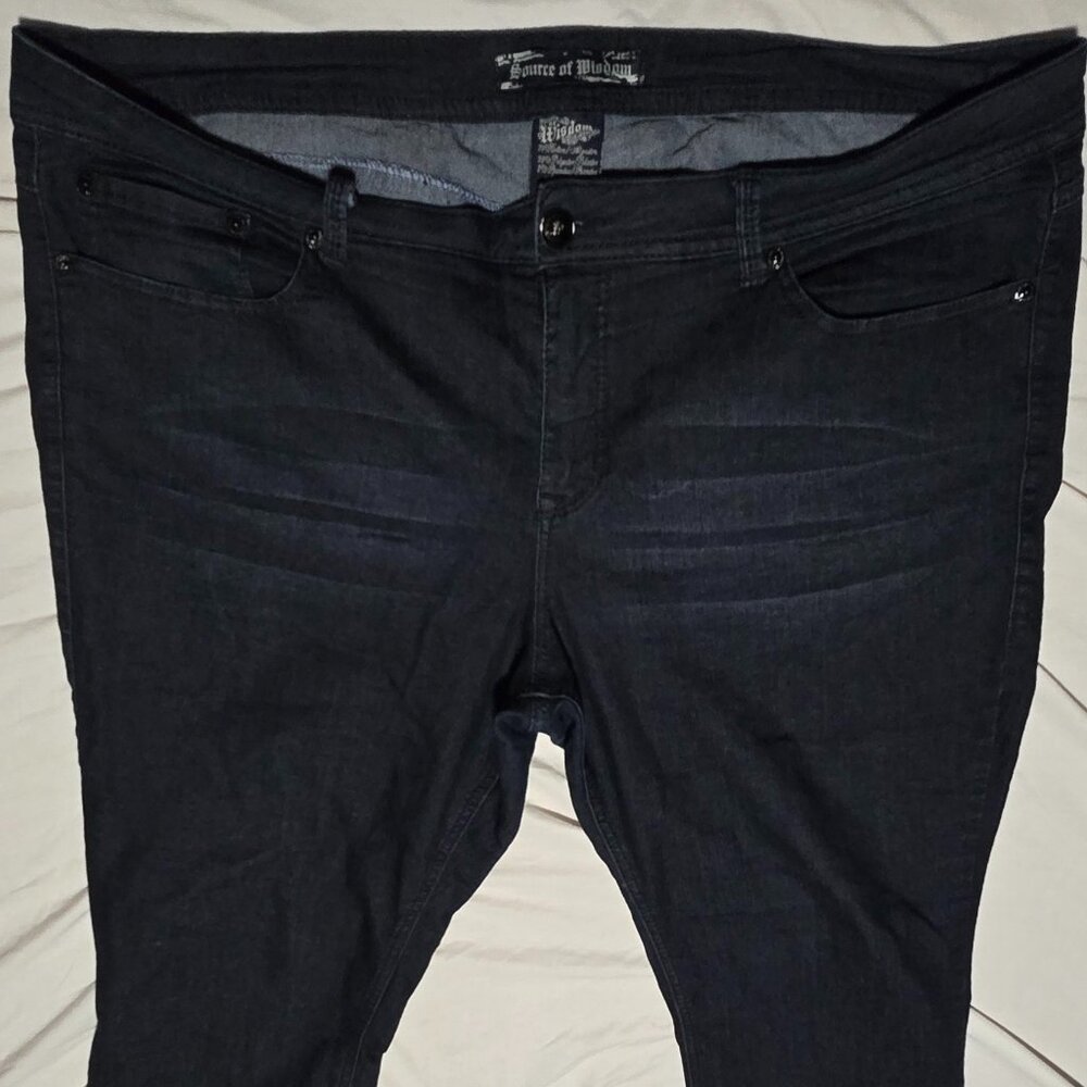 Source of Wisdom Dark Wash Jeans